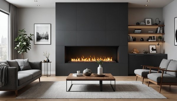 Transformez votre intérieur avec une cheminée suspendue design