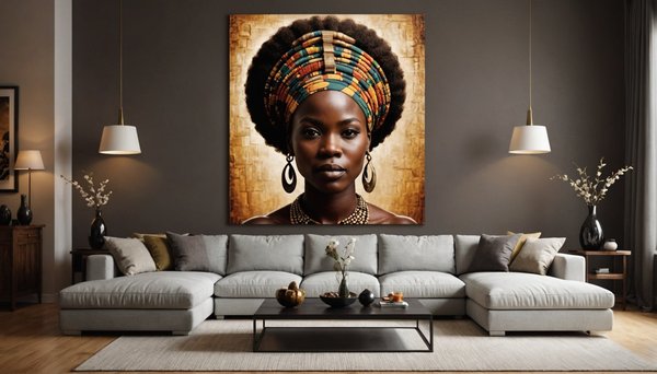 Transformez votre intérieur avec un tableau d'inspiration africaine